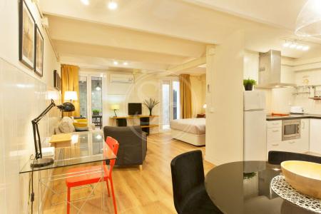 Studio zur Miete in Barcelona Consell De Cent - Entença