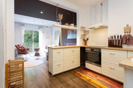 Piso con terraza en pleno Vallcarca