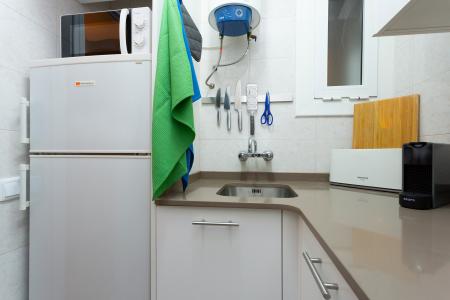 Estudio con cama doble y un precioso balcón en Sarrià
