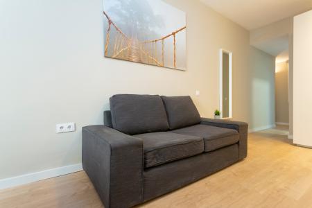 Estudio en alquiler temporal con cama doble en Sarrià