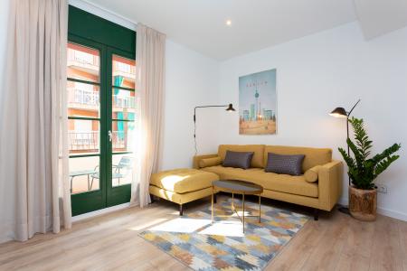 Piso con terraza y 2 dormitorios en Sants