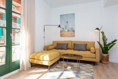 Piso con terraza y 2 dormitorios en Sants