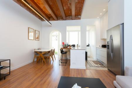 Lujoso piso con terraza en Eixample