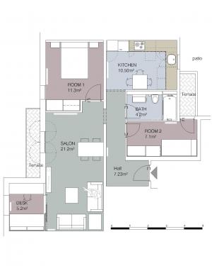 Piso en Alquiler en Barcelona Pl. Joaquin Folguera - Balmes