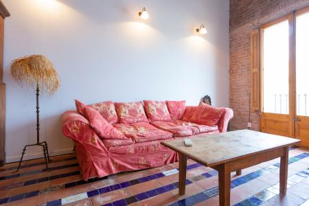 Piso bohemio en pleno barrio del Raval