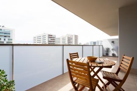 Piso de 2 habitaciones con terraza y piscina
