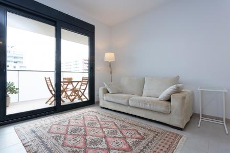 Piso de 2 habitaciones con terraza y piscina