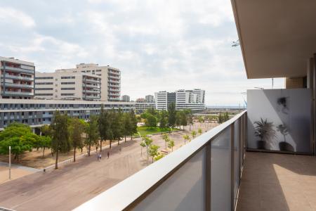 Piso de 2 habitaciones con terraza y piscina