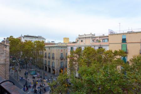 Piso con vistas a La Rambla de alquiler temporal