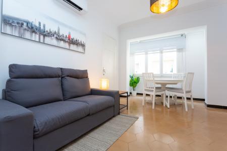 Piso de 80 m2 con tres habitaciones