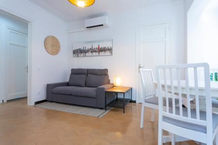 Piso de 80 m2 con tres habitaciones