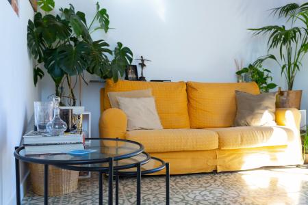 Apartamento en alquiler temporal con habitación doble y balcón en Poble-sec
