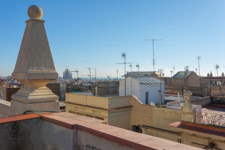 Espectacular piso de alquiler por meses en el barrio de Gràcia 