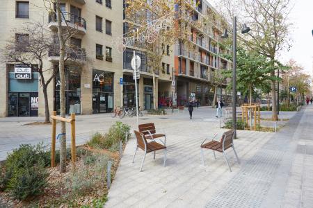 Apartamento en alquiler temporal con dos habitaciones y terraza en Eixample