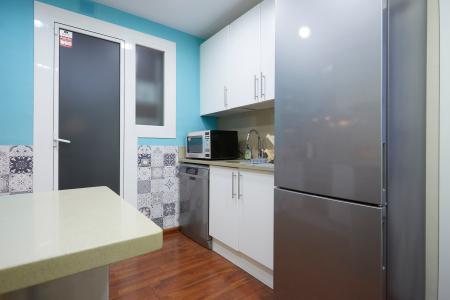 Apartamento en alquiler temporal con dos habitaciones y terraza en Eixample