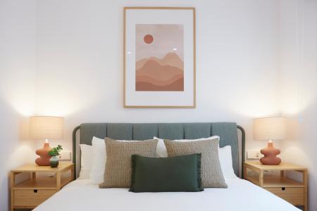 Bonito inmueble de alquiler temporal con 2 habitaciones y terraza grande