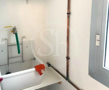 Ático con vistas al mar y a Montjuic