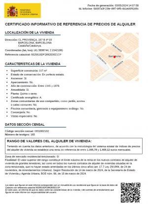Квартира в аренду в Barcelona Provença - Casanova