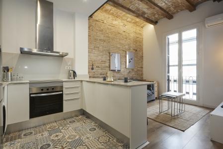 Inmueble amueblado de 40 m² en Barcelona con 1 habitación