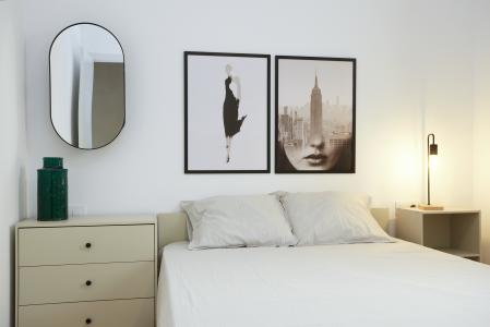 Apartamento en alquiler temporal con dos habitaciones dobles en pleno Eixample