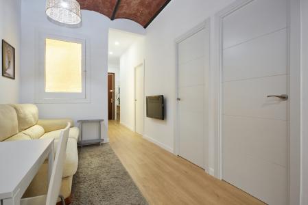Apartamento en alquiler temporal con dos habitaciones dobles en pleno Eixample