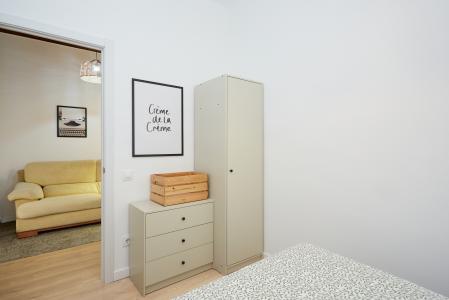 Apartamento en alquiler temporal con dos habitaciones dobles en pleno Eixample