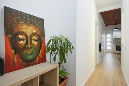 Apartamento en alquiler temporal con dos habitaciones dobles en pleno Eixample