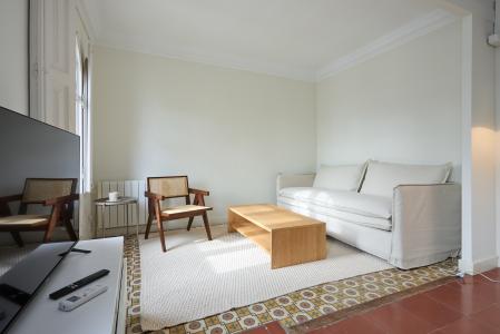 Apartamento en alquiler temporal con amplio salón en la Barceloneta