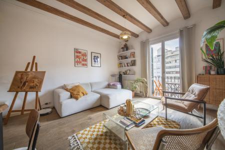 Apartamento en alquiler temporal con dos habitaciones dobles en Eixample