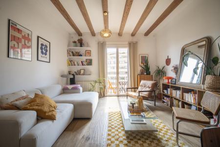 Apartamento en alquiler temporal con dos habitaciones dobles en Eixample