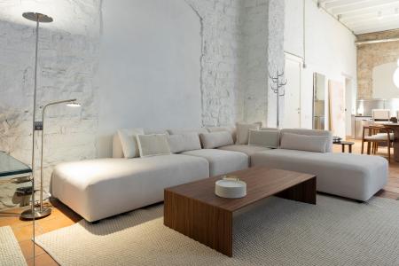 Loft en alquiler temporal con habitación doble y espectacular salón en Gòtic