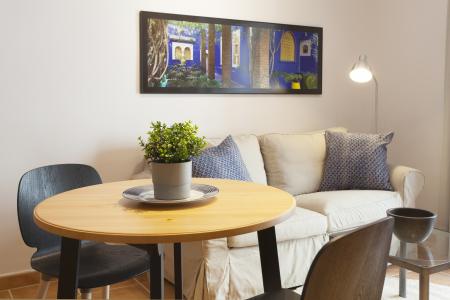 Piso amueblado y equipado en alquiler en Barcelona