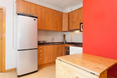 Loft en alquiler temporal con habitación doble y balcón en la Barceloneta