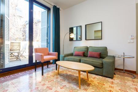 Apartamento en alquiler temporal con dos habitaciones y terraza en Les Tres Torres