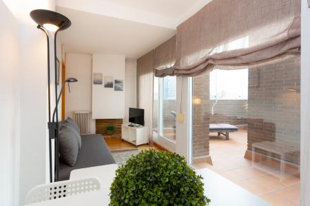 Amplio ático de alquiler en la Avenida Roma - Eixample