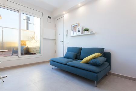 Loft con terraza en el Eixample