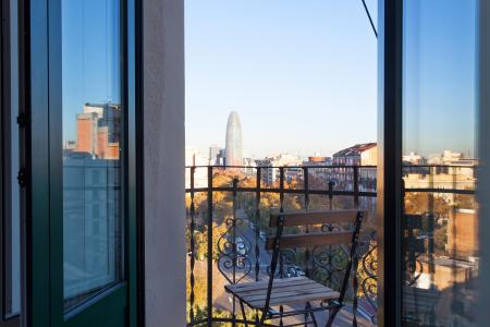 Loft con terraza en el Eixample