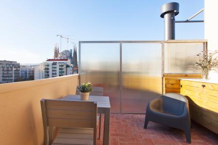 Loft con terraza en el Eixample