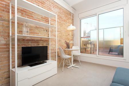 Loft con terraza en el Eixample
